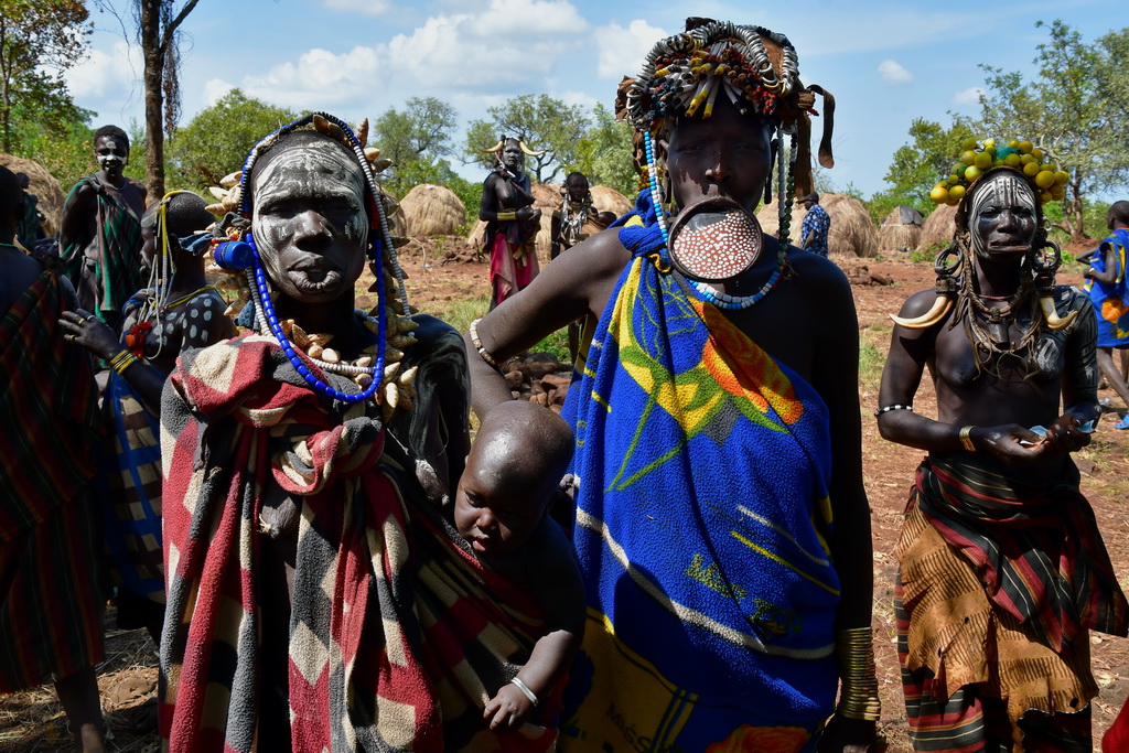 Mursi villages